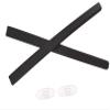 Caulo Replacement Ear Socks Earsocks Compatible fit for Oakley Metal Plate TI OX5153 Glass Sunglass Frames (Black w Nose Pads - 2 Sets) view 2