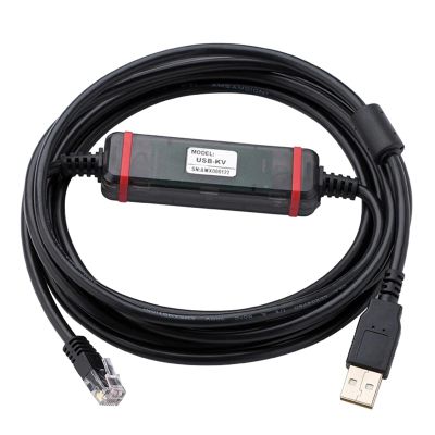 JOCCOS USB-KV for KV Series PLC Programming Cable USB to RS232 Port Download Line (Color : FTDI)
