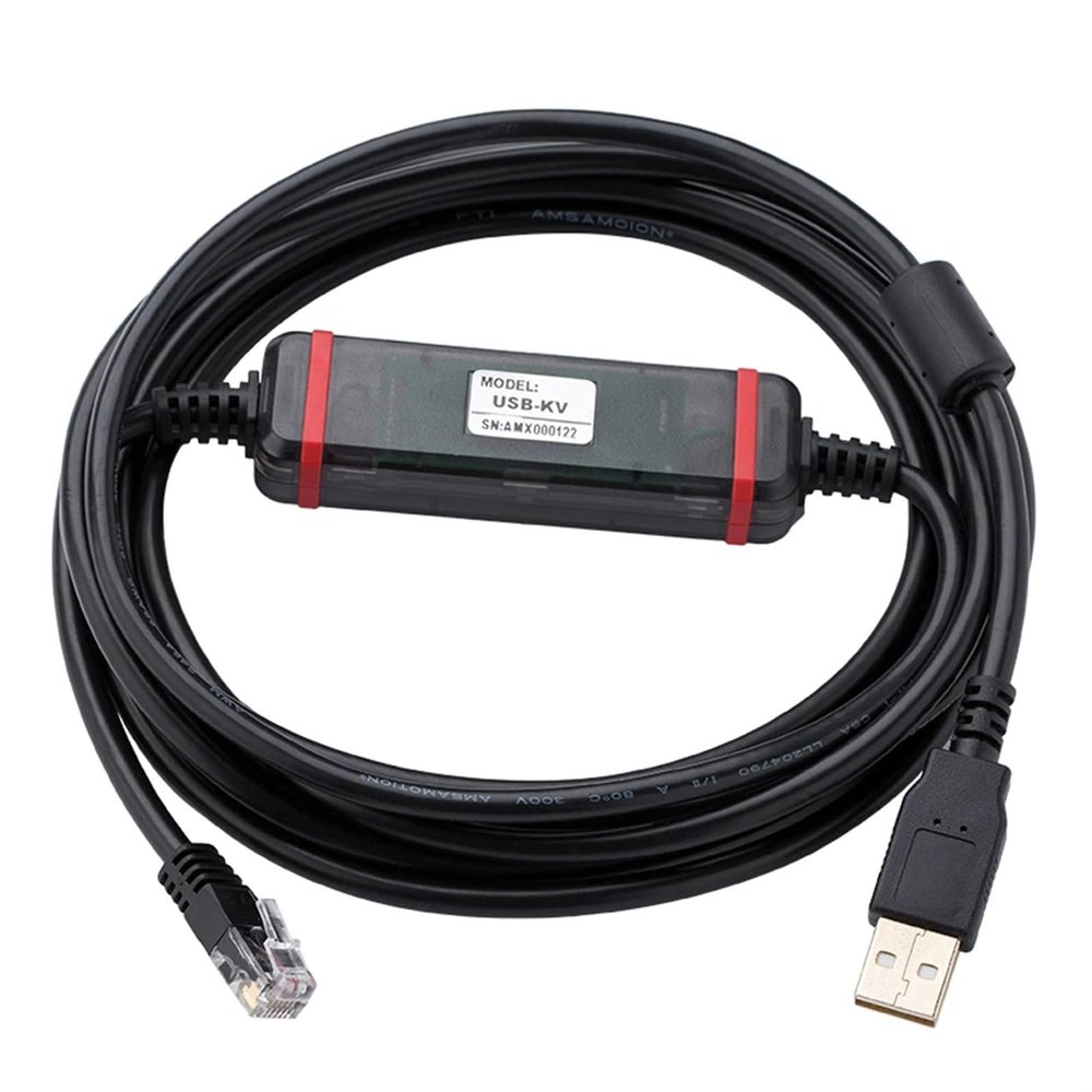 JOCCOS USB-KV for KV Series PLC Programming Cable USB to RS232 Port Download Line (Color : FTDI)