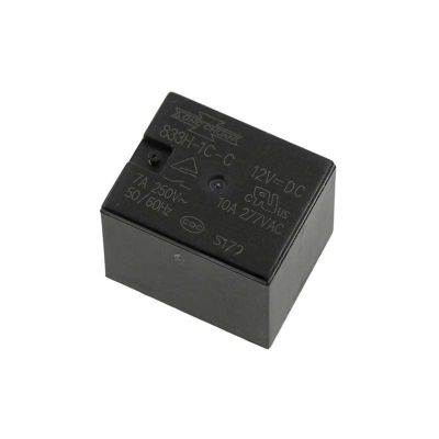 TOBAYA 10PCS T73 Relay 833H-1C-C -5V/12V/24VDC DC5V DC12V DC24V 5-pin 7A (Size : 833H-1C-C -12V)