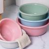 29.5x10cm Blue Dishpan,Plastic Portable Wash Basin,Wash Basin For Baby Bottles,Small Multi Purpose Wash Basin,Cleaning Basin,Household Round Wash Basin Thickened view 4