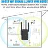 Newest WiFi Extender, 1200Mbps Signal Booster Amplifier for Home Up to 9900 sq.ft, 2.4GHz & 5GHz Dual Band Wireless Repeater with Strong Penetrability, 360 Coverage with Ethernet Port & AP Mode view 4
