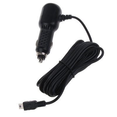 JAGTRADE Car DVR Camera Dash-Cam Wire 133 in Power Cord Supply Cable Video Recorder USB Charger Line for Dashcam Camera, 340cm, Black