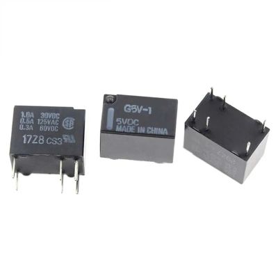 TOBAYA 5PCS Relay G5V-1-5VDC G5V-1-12VDC G5V-1-24VDC DC 3V 12V 24V (Size : G5V-1-5VDC)