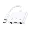 JAGTRADE 3 in 1USB C to Sound Card Type-C External Stereo Sound Adapter Converter Plug and for Play No Needed Converter 3 view 1
