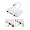 JAGTRADE 3 in 1USB C to Sound Card Type-C External Stereo Sound Adapter Converter Plug and for Play No Needed Converter 3 view 3