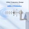 Directional Yagi Antenna for Cell Phone Signal Booster/Cellular Repeater with SMA Female Connector 7-9 dBi 4G LTE Broadband 698-2700 Mhz Outdoor Antenna Universal view 3