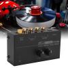 BusoTh Phonograph Preamp, Independent Volume Control Phono Preamp Ultra Low Noise 1/4in Output Input for Record Player (US Plug 100240V), BusoThou3hsri4vf-11 view 3