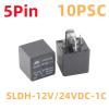 TOBAYA 10PCS Relays SLDH-12V-24VDC-1C 5Pin 60A 14VDC (Size : SLDH-24VDC-1C) view 2