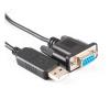 AJOHBM USB to DB9 Female RS232 I-O-I-O-I Port Serial Adapter Converter Cable Support Win7/8/10, 6FT view 1