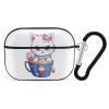 Cupcake Cat Design Case Compatible with AirPod Pro Case 2019 with Keychain Shockproof Protective view 1