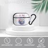 Cupcake Cat Design Case Compatible with AirPod Pro Case 2019 with Keychain Shockproof Protective view 3