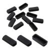 MECCANIXITY DVI Port Duct Covers Caps Port Anti Dust Cap Cover Silicone Plugs Protector for DVI Female End, Black Pack of 15 view 1