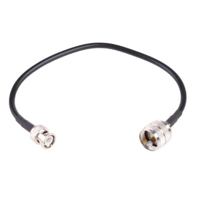 JAGTRADE BNC Male to PL259 Male Coax Cable UHF VHF Antenna Cable RG58 RF Coaxial Extension Jumper Wires for CB Ham Radio 30cm