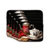 Christmas Tea Time Print Laptop Case 13 inch Shockproof Protective Notebook Bag Water Resistant Laptop Sleeve view 2