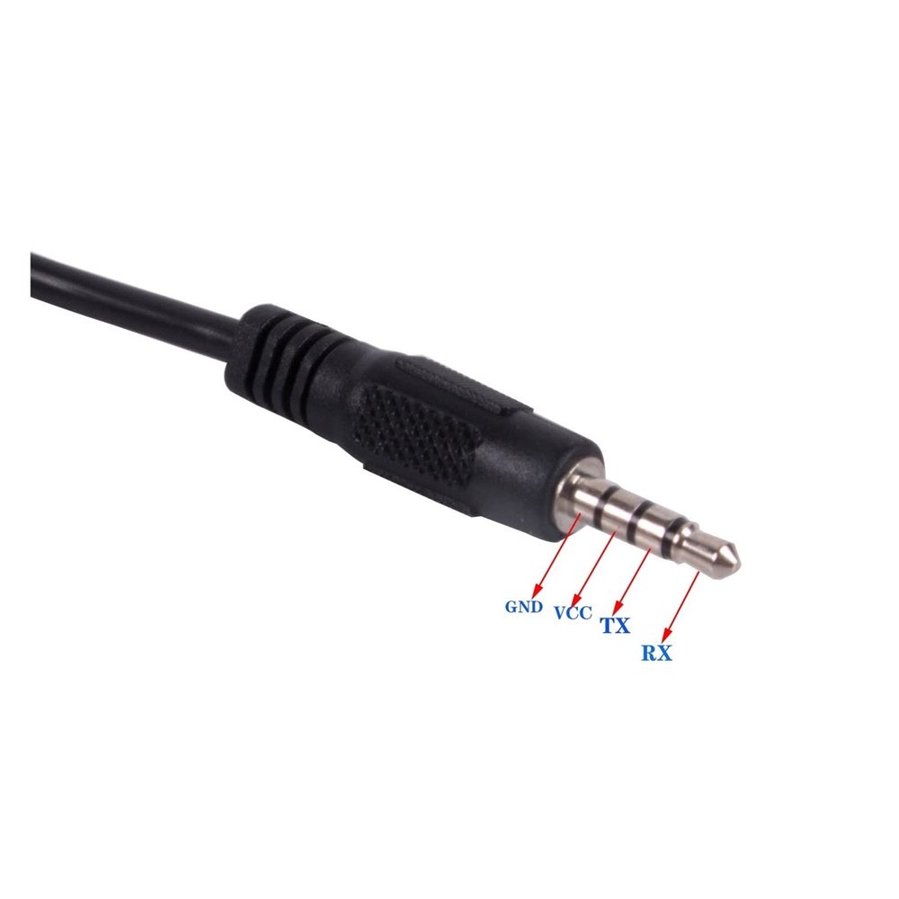 AJOHBM RS232 USB 4 Pole 3.5mm Stereo Audio Jack Serial Adapter Cable Converter (Size : 6FT, Color : Standard Item)