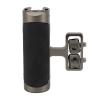Camera Cage Side Handle, Aluminum Alloy Side Handle Grip with 1/4 Screw Cold Shoe Mount, Adjustable Handle Grip for Photography, Vlogging (Dark Green) view 1