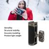 Camera Cage Side Handle, Aluminum Alloy Side Handle Grip with 1/4 Screw Cold Shoe Mount, Adjustable Handle Grip for Photography, Vlogging (Dark Green) view 2