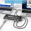 MOUDOAUER USB2.0 KVM Switch Switcher(2 in 1 Out), for 2 Computer 1 Monitor, USB2.0 Device for Keyboard Mouse Printer view 4