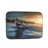 at Dusk Shark Print Laptop Case 10 inch Shockproof Protective Notebook Bag Water Resistant Laptop Sleeve view 1