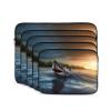 at Dusk Shark Print Laptop Case 10 inch Shockproof Protective Notebook Bag Water Resistant Laptop Sleeve view 2