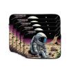 Astronaut with Broken Aircraft Print Laptop Case 10 inch Shockproof Protective Notebook Bag Water Resistant Laptop Sleeve view 2