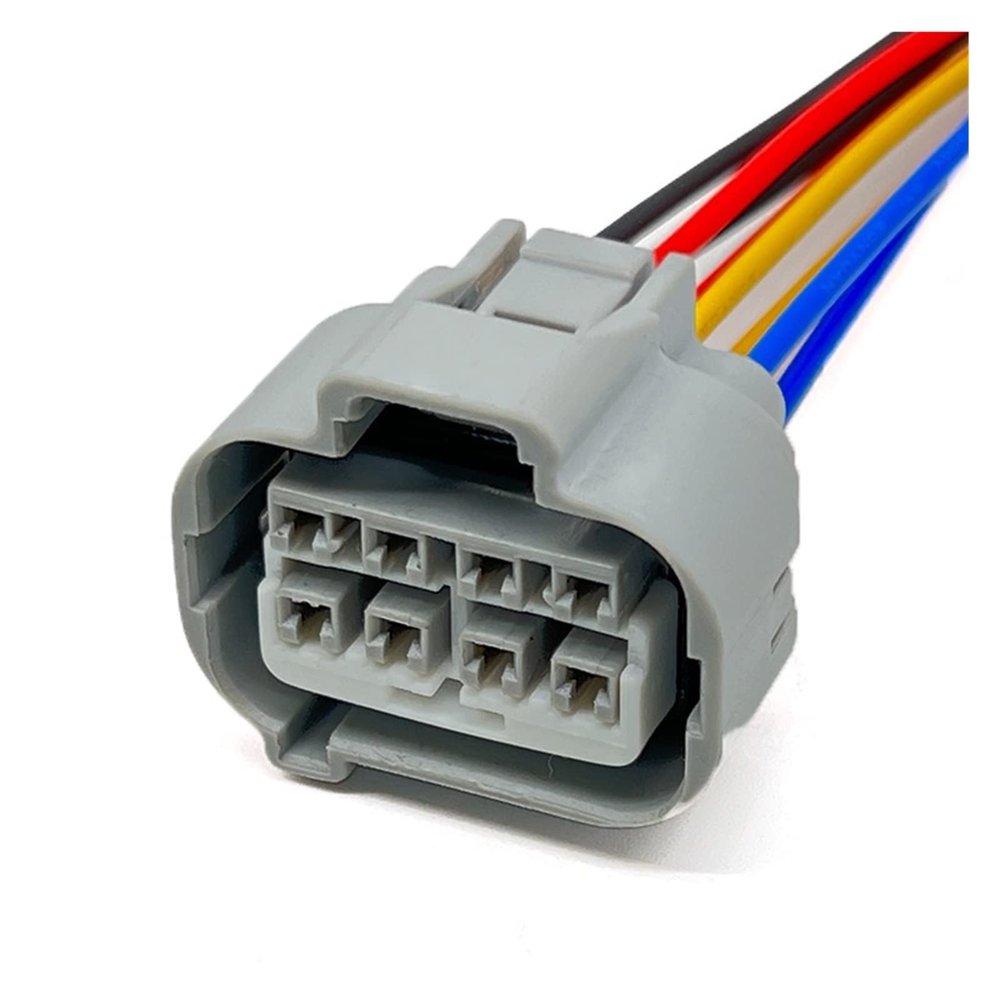 8 Pin Car Reversing Radar Assembly Plug Wire Harness PDC Electronic Connector Compatible With H~nda XRV CRV Toy~ta 7283-7080-40 7282-7080-40 (Color : 8Pin Female, Size : 1 Pc With 15cm Wire)