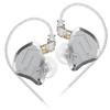 KZ ZSN Pro 2 1BA+1DD in-Ear Monitors Headphones, Silver, No Mic view 1