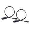 27cm 1 to 5 4-pins Molex TX4 PWM Fan CPU Hub Computer PC Case Chasis Cooler Power Extension Cable Splitter Adapter Controller (Size : 1in 4-bit line) view 2