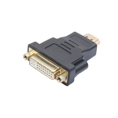 DVI to Adapter Converter HDMI-Compatible Male to DVI 24+5 Female Converter Adapter 1080P Compatible with HDTV Projector Monitor