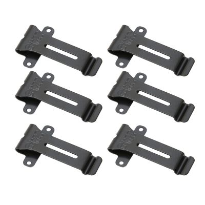6Pcs Radio Carry Holster Belt Clip for TK208 TK308 TH22AT TH42AT TK2118 TK3118 Radio, for BF888S BF666s BF777S BF5118 Radio