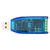 JAGTRADE Converter Isolated Industrial USB to RS485 Communication Module TVS for Short Circuit Protective Converter Module, 70x27x13mm, Blue view 4