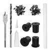 1 inch cable routing kit for starlink,4pcs wall grommet bushing starlink masonry routing kit including threading cables tool through wall for star link cable routers ethernet adapter view 1