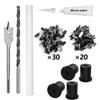 1 inch cable routing kit for starlink,4pcs wall grommet bushing starlink masonry routing kit including threading cables tool through wall for star link cable routers ethernet adapter view 2
