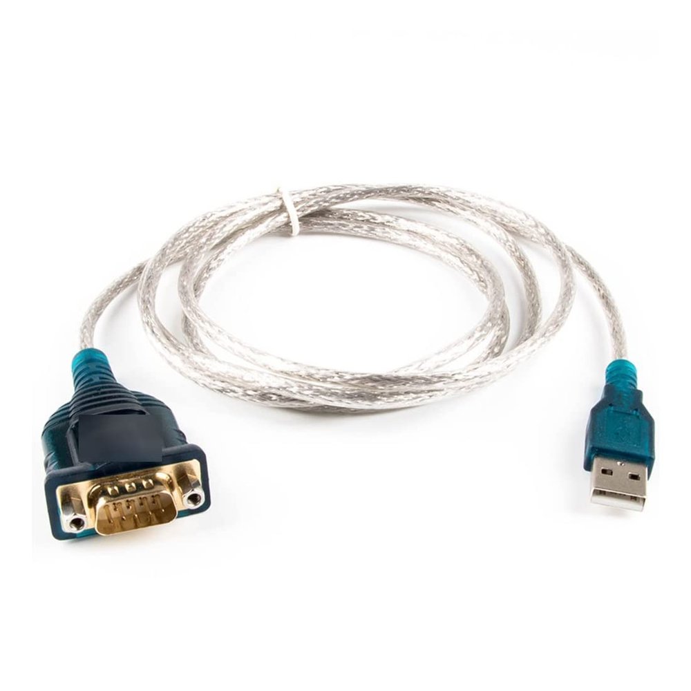 AJOHBM USB to DB9 RS232 Serial Adapter 9 Pin Male to COM Port Chip Computer PC Converter Cable Support Win10/8/7/M/Vista
