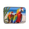 Beach Parrots Print Laptop Case 10 inch Shockproof Protective Notebook Bag Water Resistant Laptop Sleeve view 1