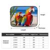 Beach Parrots Print Laptop Case 10 inch Shockproof Protective Notebook Bag Water Resistant Laptop Sleeve view 4