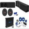 Rockville W10T4-S4 Bundle: (2) 10-in 1200W Peak/300W RMS Shallow Mount 4-Ohm Car Subwoofers, dB13 3000W Peak/750W RMS Mono Amp, RWK41 Amp Wiring Kit, for 2019 Dodge Ram Crew Cab Ported Box, 6-Items view 1