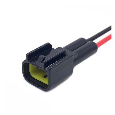 2 Pin Furukawa 2.3MM FW-C-2M-B Auto Lgnition Coil Waterproof Male Female Electronic Connector Wire Harness Compatible with F~rd Focus (Color : 2P Male, Size : 1Pc with 15cm Wire)