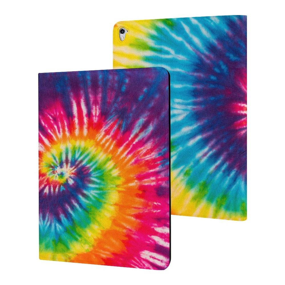 Abstract Swirl Design Tie Dye Tablet Case Compatible with ipad Pro/2016 ipad Pro (9.7in) TPU Protective Case Auto Sleep/Wake Cover