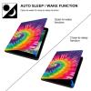 Abstract Swirl Design Tie Dye Tablet Case Compatible with ipad Pro/2016 ipad Pro (9.7in) TPU Protective Case Auto Sleep/Wake Cover view 3