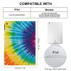Abstract Swirl Design Tie Dye Tablet Case Compatible with ipad 2019/2020/2021(10.2in) TPU Protective Case Auto Sleep/Wake Cover, style view 2