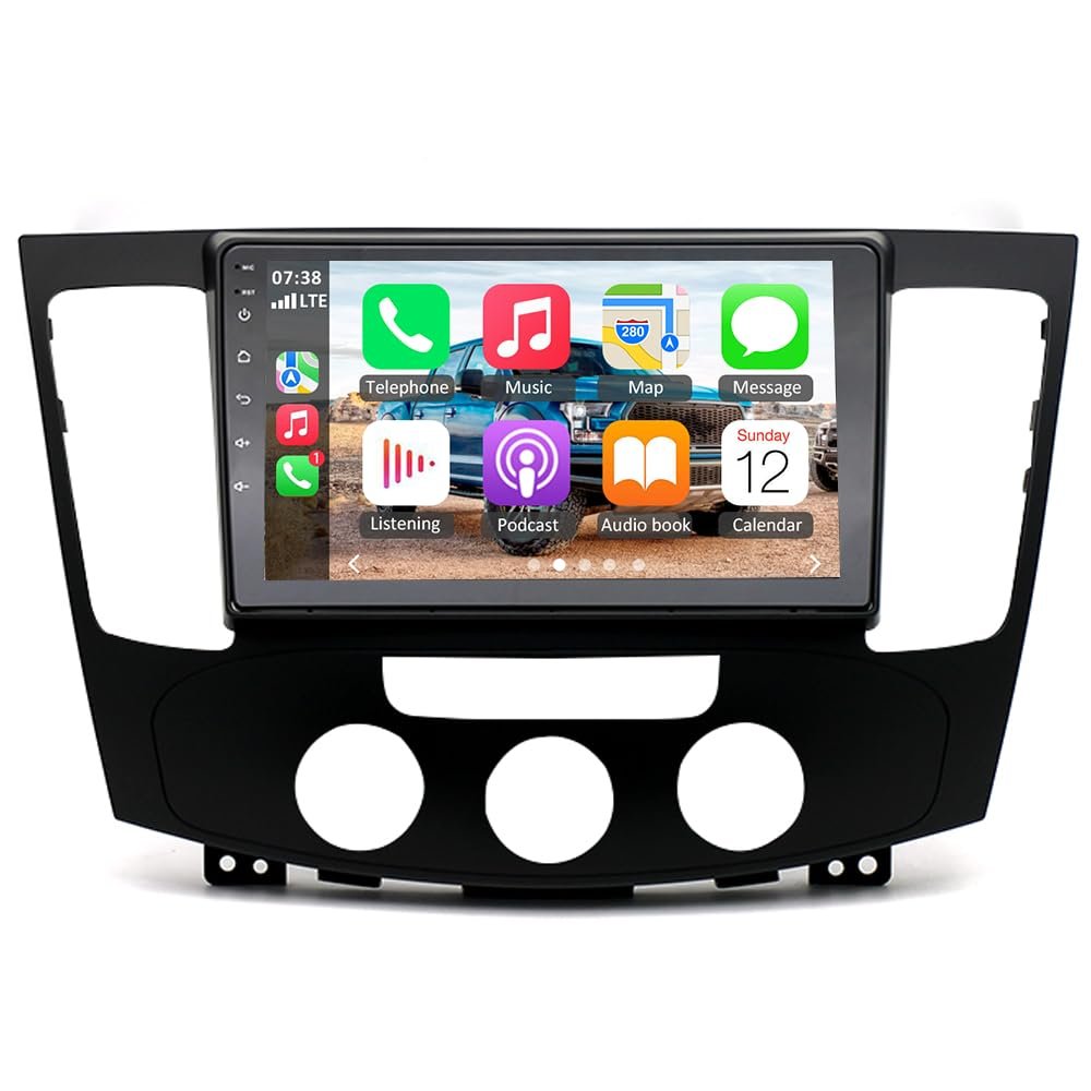 Hiolpen Double Din Car Stereo for Hyundai Sonata NF 2009-2010 9 Inch Touch Screen Android 12 Car Audio Multimedia Receiver with CarPlay Android Auto GPS Radio Navigation Bluetooth Camera(2+32G)