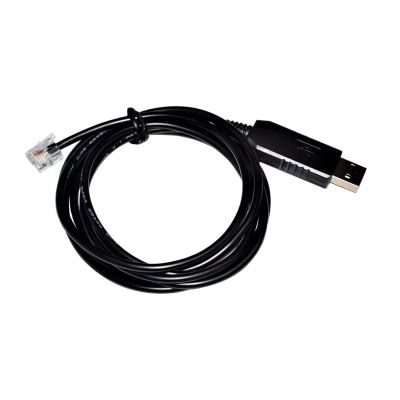 FT232RL RS232 U to RJ11 RJ12 6P4C Adapter Serial Upgrade Cable, PC to Mount Control KABLE (Size : 5M, Color : FT232RL Chip)