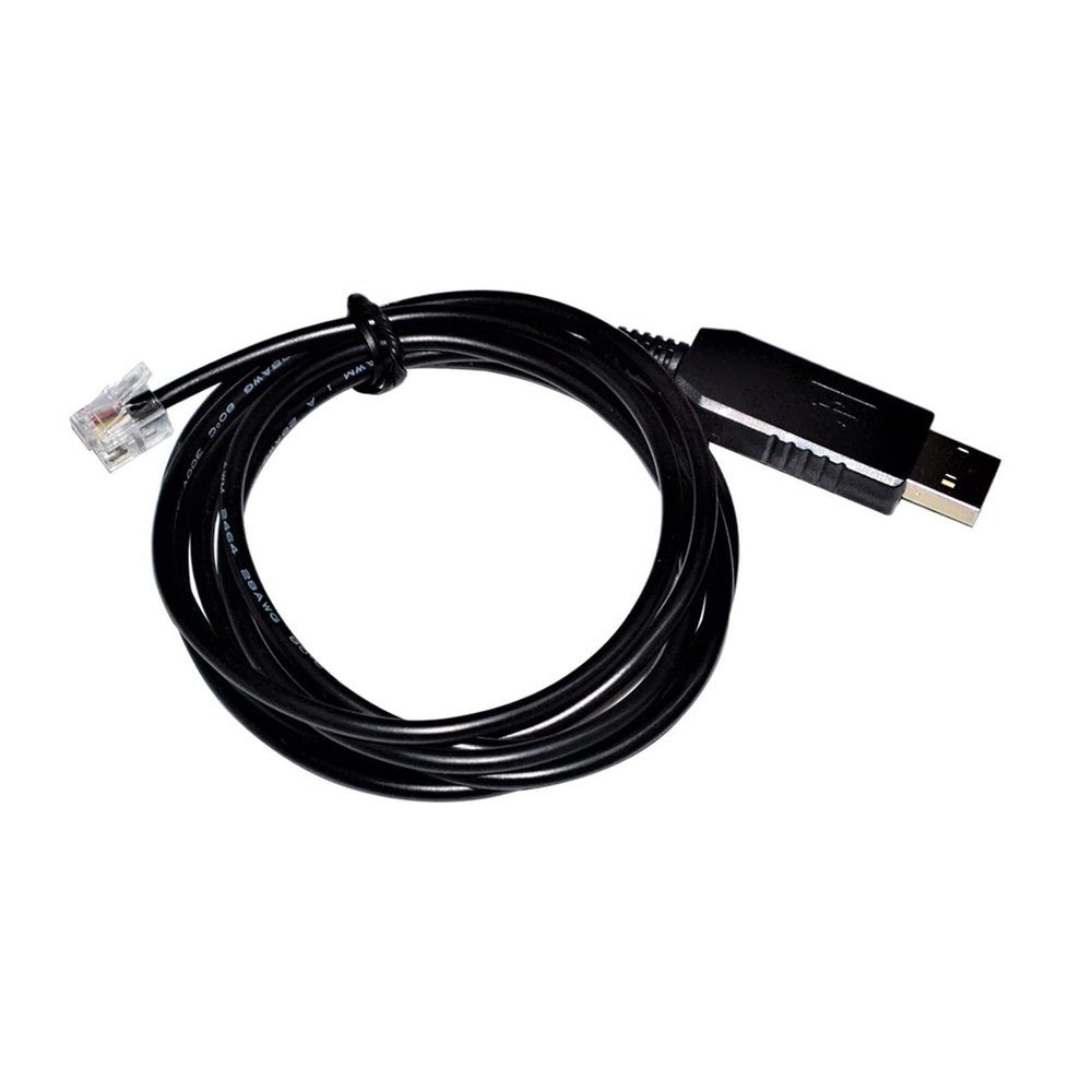 FT232RL RS232 U to RJ11 RJ12 6P4C Adapter Serial Upgrade Cable, PC to Mount Control KABLE (Size : 5M, Color : FT232RL Chip)