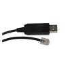 FT232RL RS232 U to RJ11 RJ12 6P4C Adapter Serial Upgrade Cable, PC to Mount Control KABLE (Size : 5M, Color : FT232RL Chip) view 2