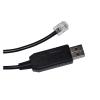 FT232RL RS232 U to RJ11 RJ12 6P4C Adapter Serial Upgrade Cable, PC to Mount Control KABLE (Size : 5M, Color : FT232RL Chip) view 3