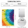 Abstract Swirl Design Tie Dye Tablet Case Compatible with ipad Air5/air4 (10.9in) /ipad Pro 2018(11in) TPU Protective Case Auto Sleep/Wake Cover view 2