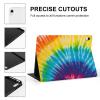 Abstract Swirl Design Tie Dye Tablet Case Compatible with ipad Air5/air4 (10.9in) /ipad Pro 2018(11in) TPU Protective Case Auto Sleep/Wake Cover view 4