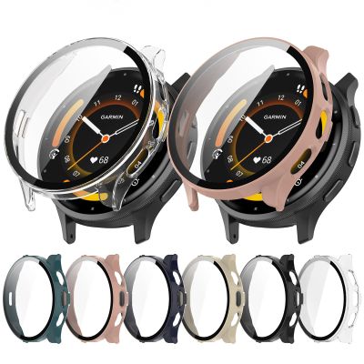 [6-Pack] Waterproof Case for Garmin Venu 3S, Straight Edge PC Front & Back Bumper with Tempered Glass Screen Protector 360 Protective Cover for Garmin Venu 3S